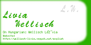 livia wellisch business card
